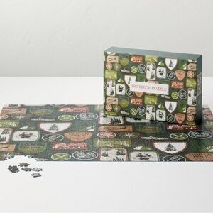 NEW Hearth & Hand Green Patchwork 800 Piece Puzzle